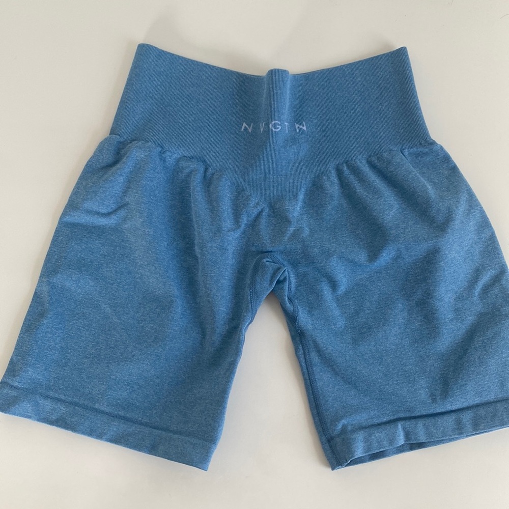 Blue NVGTN pro shorts